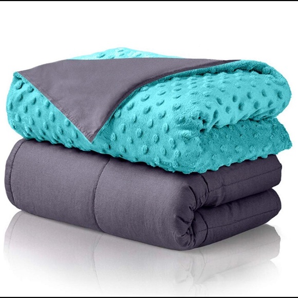 alpha home Bedding 5 Pound Twin Size Weighted Blanket W Duvet Cover